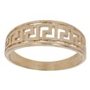9ct Yellow Gold Greek Key Signet Ring
