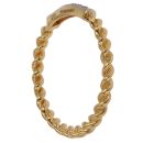 22ct Yellow Gold Cubic Zirconia Twist Ring