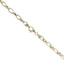 14ct Yellow and White Gold Chain 24"