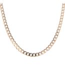 9ct Yellow Gold Curb Chain 18"