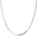 9ct Yellow Gold Square Curb Chain 22"