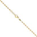 22ct Yellow Gold Graduated Bead Chain 16"