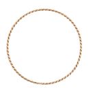 9ct Yellow Gold Patterned Twist Bangle