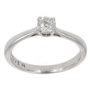 Palladium 0.37ct Diamond Solitaire Ring