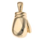 9ct Yellow Gold Plain Boxing Glove Pendant
