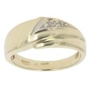 14ct Yellow Gold 0.03ct Diamond Fancy Ring