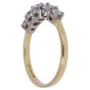18ct Yellow Gold 1.00ct Brilliant Cut Diamond Five Stone Ring