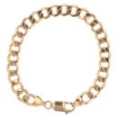 9ct Yellow Gold Curb Bracelet 7.5"