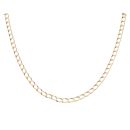 9ct Yellow Gold Square Curb Chain 22"