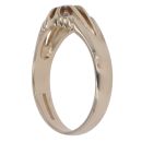 9ct Yellow Gold 0.15ct Brilliant Cut Diamond Signet Ring