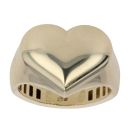 9ct Yellow Gold Heart Signet Ring
