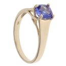9ct Yellow Gold Tanzanite Solitaire Ring