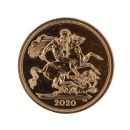 2020 Elizabeth II Fifth Portrait UK Full Sovereign Coin