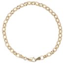9ct Yellow Gold Belcher Bracelet 7.5"