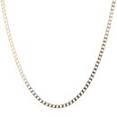 9ct Yellow Gold Curb Chain 18"