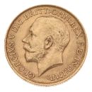 1911 George V Large Head UK Full Sovereign Coin