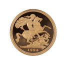 1994 Elizabeth II Third Portrait UK Half Sovereign Proof Boxed