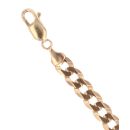 9ct Yellow Gold Curb Bracelet 8"