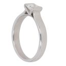 Platinum 0.51ct Princess Cut Diamond Solitaire Ring