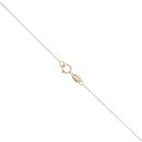 9ct Yellow Gold 0.30ct Brilliant Cut Diamond Cluster Pendant And Chain 18"