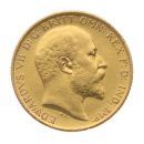 1906 Edward VII Large Head UK Half Sovereign Coin