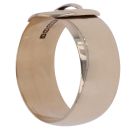 9ct Yellow Gold Plain Buckle Ring
