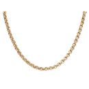 9ct Yellow Gold Patterned Belcher Chain 30"