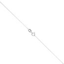 9ct White Gold 0.24cts Diamond Cluster Pendant and 16" Chain by Anya Belle
