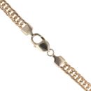 9ct Yellow Gold Double Curb Chain 24"