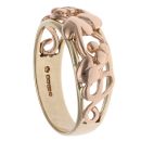 9ct Yellow and Rose Gold Vine Of Life Clogau Ring