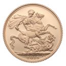 2015 Elizabeth II Fifth Portrait UK Full Sovereign Coin Proof Boxed