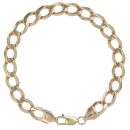 9ct Yellow Gold Curb Bracelet 9"