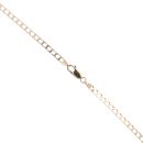 9ct Yellow Gold Square Curb Chain 18"