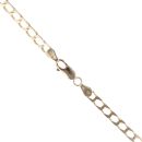 9ct Yellow Gold Square Curb Chain 20"