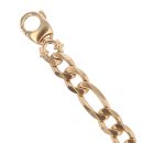 9ct Yellow Gold Figaro Bracelet 8.5"