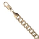9ct Yellow Gold Curb Bracelet 8"