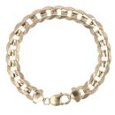 9ct Yellow Gold Curb Bracelet 8.5"