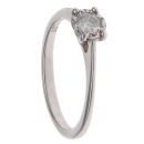 9ct White Gold 0.20ct Diamond Solitaire Ring