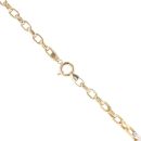 14ct Yellow And White Gold Children's Belcher Chain 16"