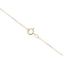 9ct Yellow Gold Claddagh Pendant and Chain 18"