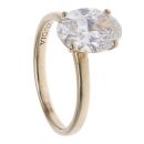 9ct Yellow Gold 2.05ct Oval Cut Lab Grown Diamond Solitaire Ring