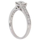 18ct White Gold 0.84ct Brilliant Cut Diamond Solitaire Ring