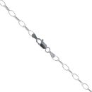 Silver Oval Belcher Chain 20"