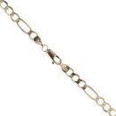 9ct Yellow Gold Figaro Chain 18"