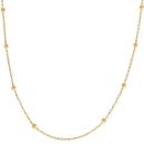 22ct Yellow Gold Beaded Fancy Chain 18"