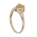 9ct Yellow Gold Citrine Single Stone Ring