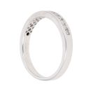 18ct White Gold 0.25ct Brilliant Cut Diamond Half Eternity Ring