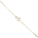 9ct Yellow Gold Bar and Curb Link Chain 24"