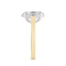 18ct Yellow Gold 3.00ct Oval Lab Grown Diamond Solitaire Ring G VS