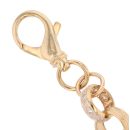 9ct Yellow Gold Cubic Zirconia Belcher Bracelet 8.5"